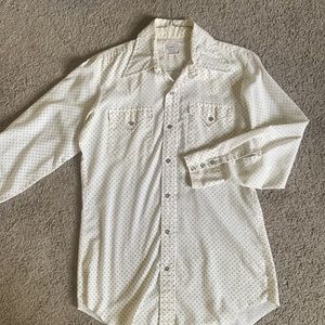 H BAR C California ranch wear Long sleeve western button up